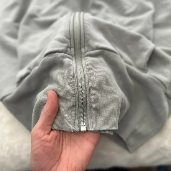 Athleta Sage Green Zip-Up Jacket - Picture 4 of 5